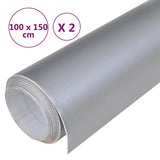 Pellicole per Auto 2pz Argento Opaco 100x150cm