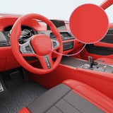 Pellicole per Auto 2pz Rosso Opaco 100x150cm + 50x150cm