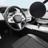 Pellicole per Auto 2 pz 3D Nero Opaco 100x150 cm+50x150 cm