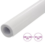 Pellicole per Auto 2 pz 4D Bianco 100x150 cm+50x150 cm