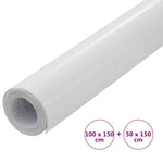 Pellicole per Auto 2 pz 4D Bianco 100x150 cm+50x150 cm