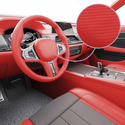 Pellicole per Auto 2 pz 4D Rosse 100x150 cm+50x150 cm