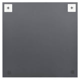 Specchio da Parete Quadrato con Luci LED in Vetro