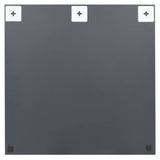 Specchio da Parete Quadrato con Luci LED in Vetro