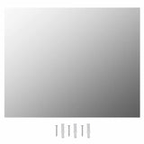 Specchio Parete Rettangolare Senza Cornice con Luci LED Vetro