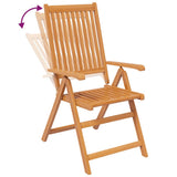 Set Mobili da Pranzo per Giardino 9 pz Legno Massello di Acacia 160-240 cm