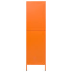 Armadio Arancione 90x50x180 cm in Acciaio