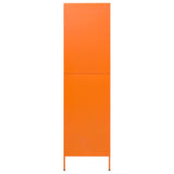 Armadio Arancione 90x50x180 cm in Acciaio