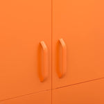 Armadio Arancione 90x50x180 cm in Acciaio
