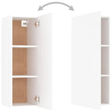 Set Mobili Porta TV 8 pz Bianco in Legno truciolato