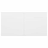 Set Mobili Porta TV 3 pz Bianco in Legno truciolato