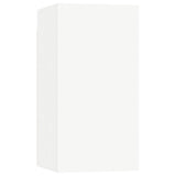 Set Mobili Porta TV 8 pz Bianco in Legno truciolato