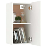 Set Mobili Porta TV 7 pz Bianco in Legno truciolato