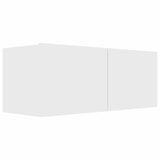 Set Mobili Porta TV 7 pz Bianco in Legno truciolato