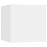 Set Mobili Porta TV 8 pz Bianco in Legno truciolato