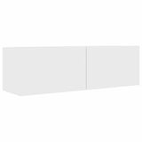 Set Mobili Porta TV 8 pz Bianco in Legno truciolato