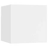Set Mobili Porta TV 8 pz Bianco in Legno truciolato