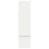 Set di Mobili Porta TV 6 pz Bianco in Legno truciolato