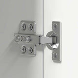 Set Mobili Porta TV 8 pz Bianco in Legno truciolato