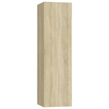 Set di Mobili Porta TV 3 pz Rovere Sonoma in Legno truciolato
