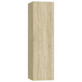 Set di Mobili Porta TV 4 pz Rovere Sonoma in Legno truciolato