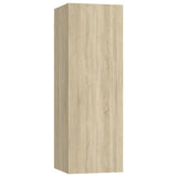 Set di Mobili TV 4 pz Rovere Sonoma in Legno truciolato