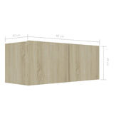 Set di Mobili TV 8 pz Rovere Sonoma in Legno truciolato