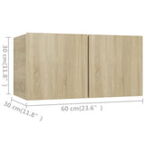 Set di Mobili TV 5 pz Rovere Sonoma in Legno truciolato