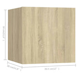 Set di Mobili Porta TV 7 pz Rovere Sonoma in Legno truciolato