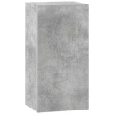 Set di Mobili Porta TV 8 pz Grigio Cemento in Legno truciolato