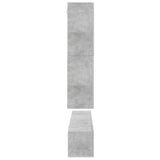Set di Mobili Porta TV 8 pz Grigio Cemento in Legno truciolato