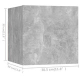 Set di Mobili Porta TV 7 pz Grigio Cemento in Legno truciolato