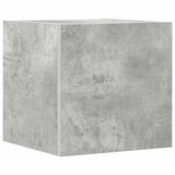 Set di Mobili Porta TV 8 pz Grigio Cemento in Legno truciolato