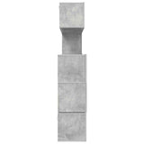 Set di Mobili Porta TV 8 pz Grigio Cemento in Legno truciolato