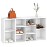 Scarpiera con Panchina Bianco 103x30x55 cm in truciolato