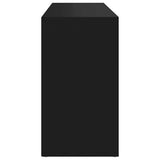 Scarpiera con Panchina Nera 103x30x55 cm Legno truciolato