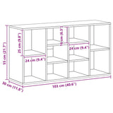 Scarpiera con Panchina Nera 103x30x55 cm Legno truciolato
