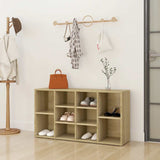 Scarpiera con Panchina Rovere Sonoma 103x30x55 cm truciolato