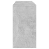 Scarpiera con Panchina Grigio Cemento 103x30x55cm truciolato