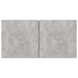Mobili Porta TV Pensili 2pz Grigio Cemento 60x30x30 cm