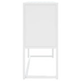 Credenza Bianca 75x35x75 cm in Acciaio