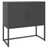 Credenza Antracite 75x35x75 cm in Acciaio