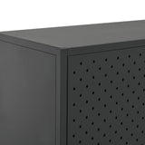 Credenza Antracite 75x35x75 cm in Acciaio