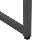 Credenza Alta Antracite 80x35x135 cm in Acciaio