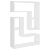 Mensole a Muro 2 pz Bianche 50x15x50 cm in Legno truciolato