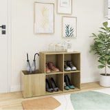 Scarpiera Ingresso Rovere Sonoma 105x35,5x70 Legno truciolato