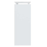 Tavolino Consolle Bianco 80x30x80 cm in Legno truciolato
