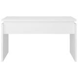 Tavolino da Salotto Bianco 68x50x38 cm Legno truciolato