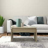 Tavolino da Salotto Rovere Sonoma 68x50x38 cm Legno truciolato