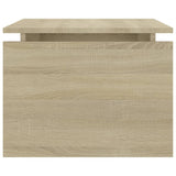 Tavolino da Salotto Rovere Sonoma 68x50x38 cm Legno truciolato